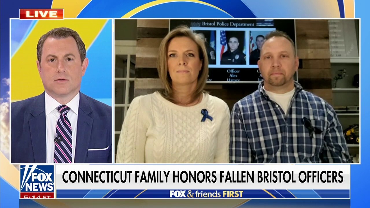 Connecticut family honors fallen Bristol police officers 