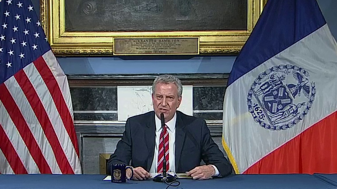 Mayor Bill De Blasio Updates The City Of New York On The Coronavirus Latest News Videos Fox News