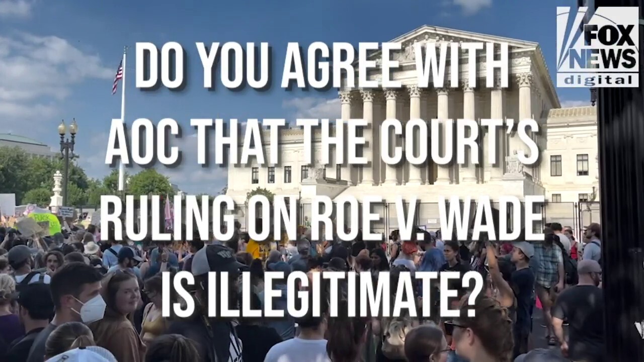Abortion ruling: Protesters support AOC calling Supreme Court ruling 'illegitimate'