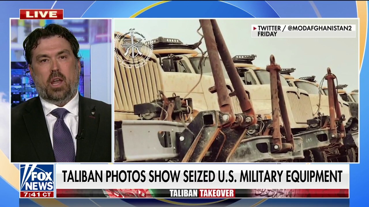 Taliban shows ‘disturbing’ photos of seized US military equipment