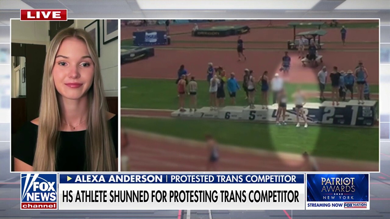 Oregon track athlete recounts her ‘stressful’ protest against trans competitor