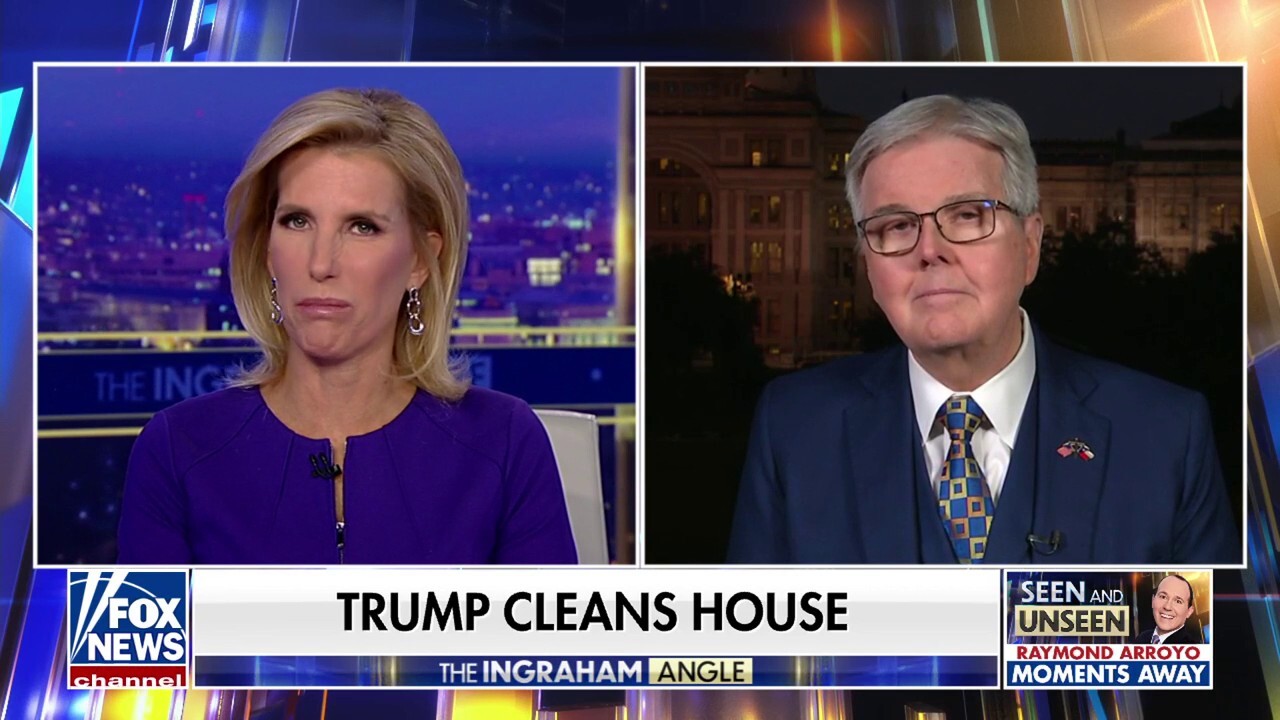 Trump is doing everything right, turning government upside down, Dan Patrick says