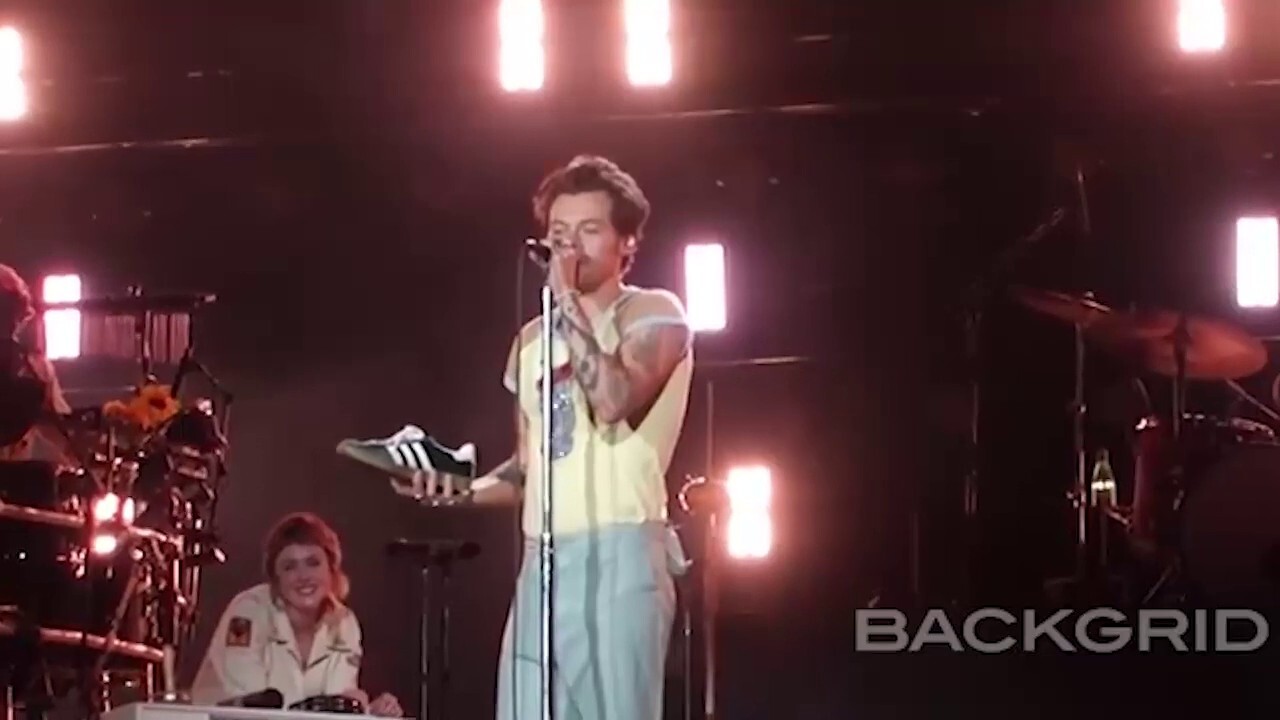 Harry Styles tries 'disgusting' Australian tradition of drinking from a shoe