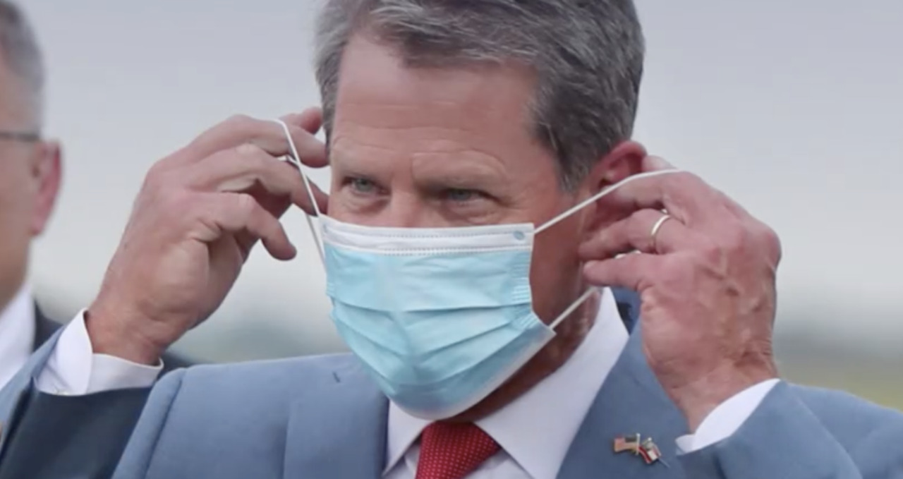 Georgia governor bans cities, counties from mandating masks