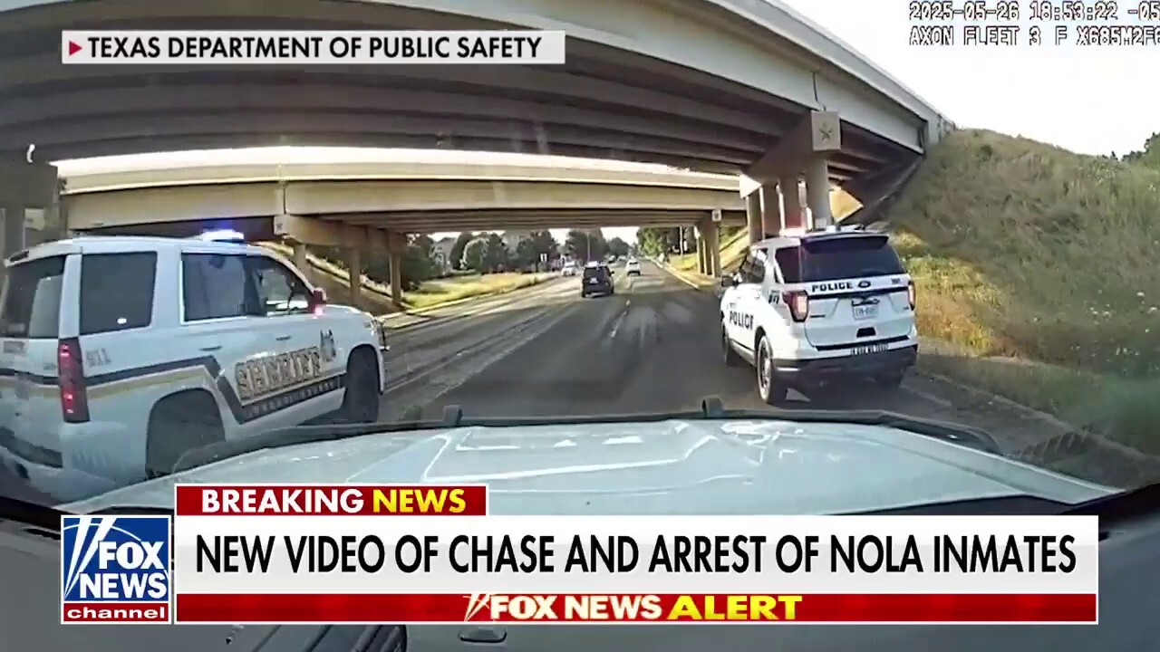 New video of police chase, arrest of two New Orleans inmates
