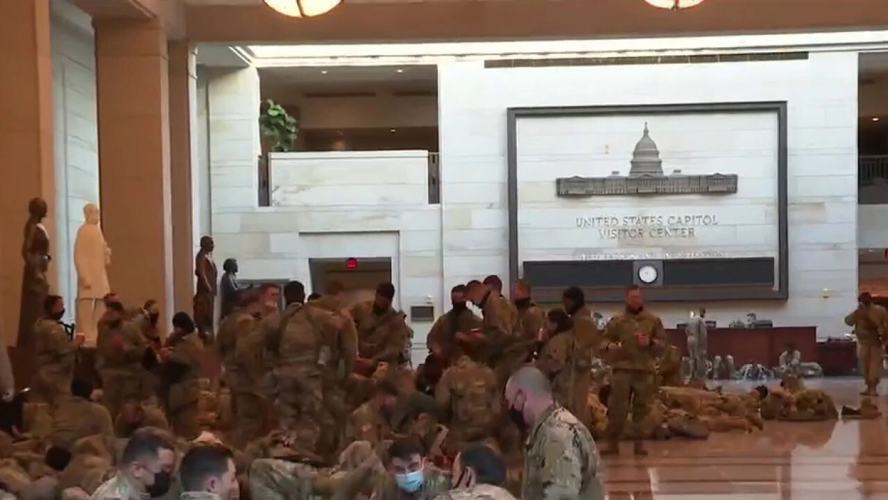 Thousands of National Guard troops descend on DC ahead of inauguration