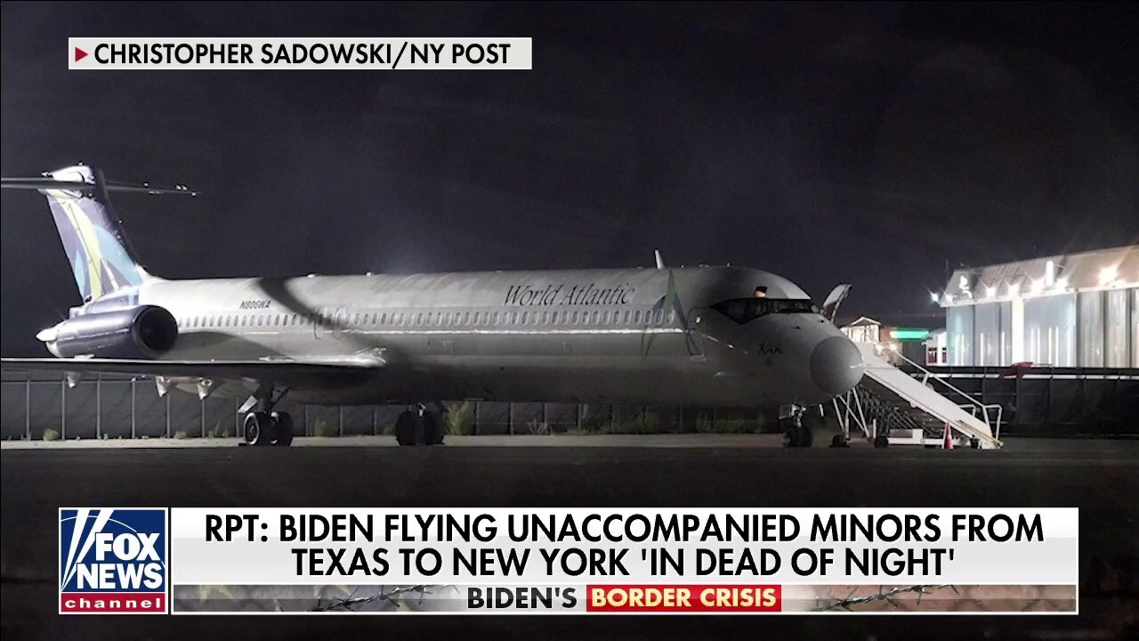 NIGHT FLIGHTS: Biden flies unaccompanied migrants from Texas to New York in the 'dead of night'