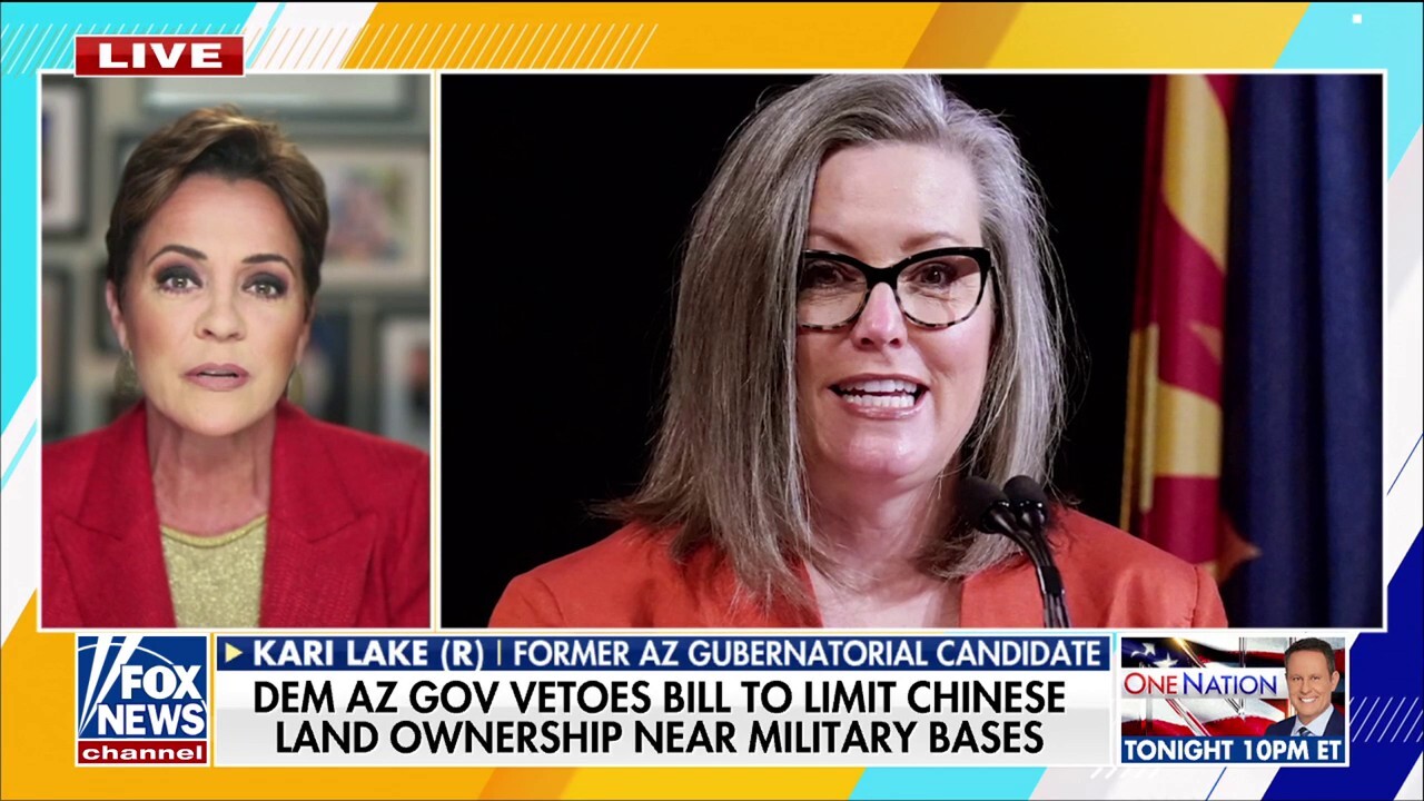 Kari Lake calls out 'disingenuous' Arizona gov over veto of bill limiting Chinese land ownership