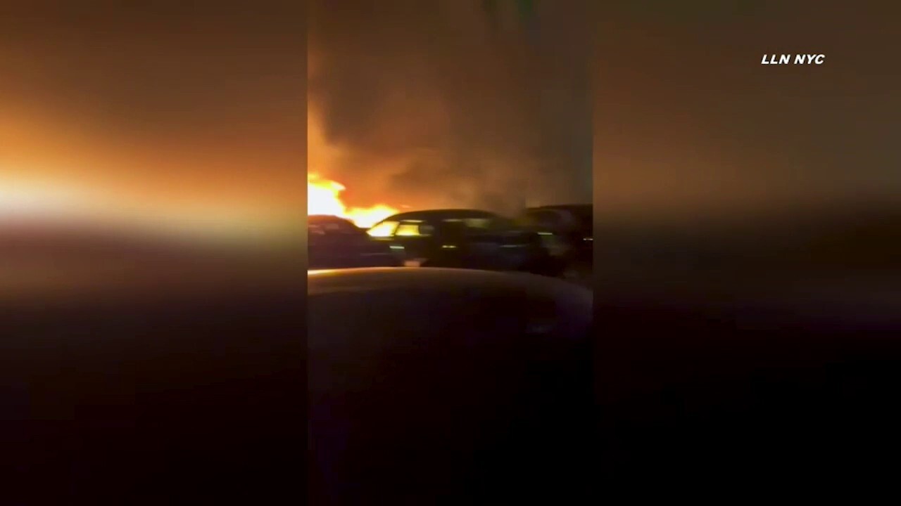 NYPD vehicles torched after anti-ICE rioters clash with officers