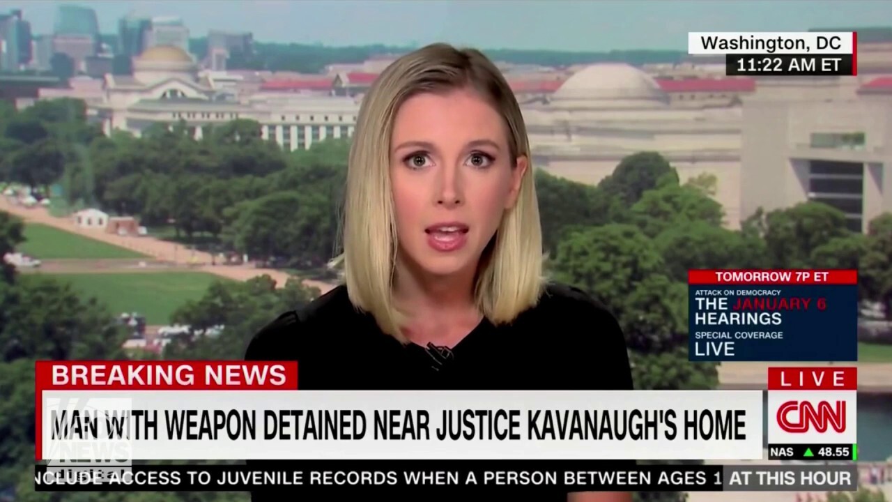 CNN reporter warns of violence from 'both sides' after armed man arrested outside Kavanaugh's home