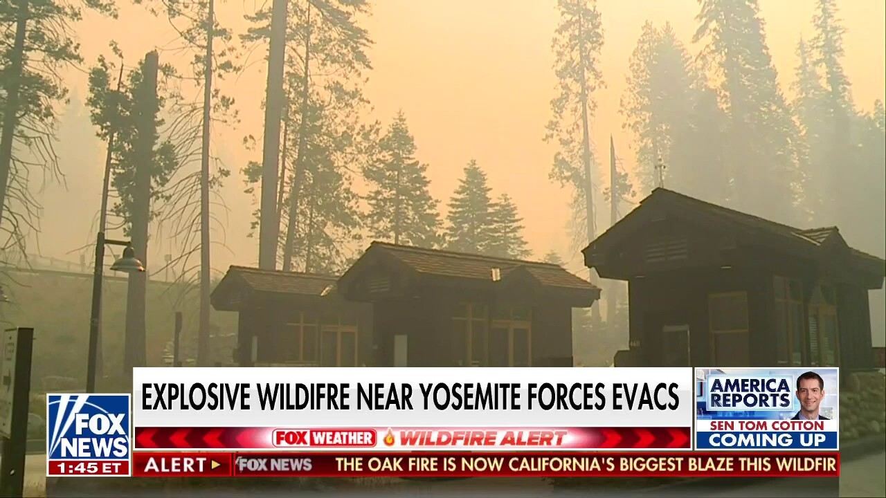 Wildfire near Yosemite leaves residents with only the clothes on their backs 'hoping for the best' 