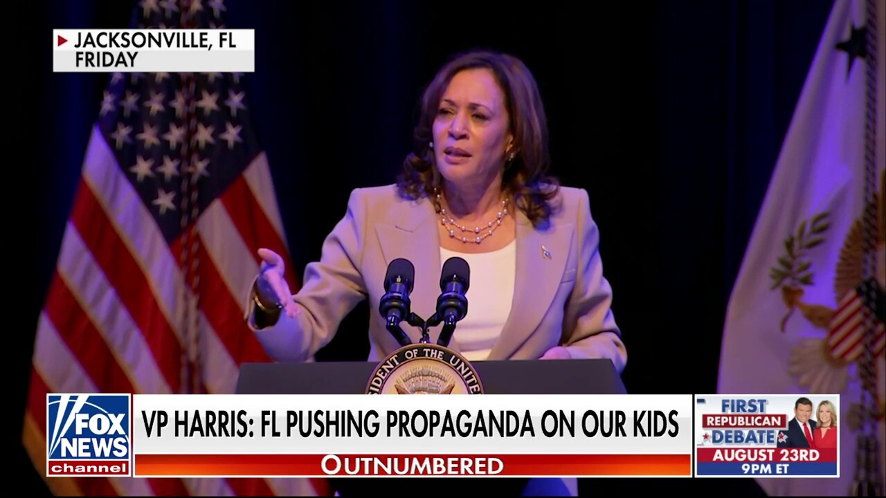 Kamala Harris called out for 'fabricated' outrage at Florida's new curriculum