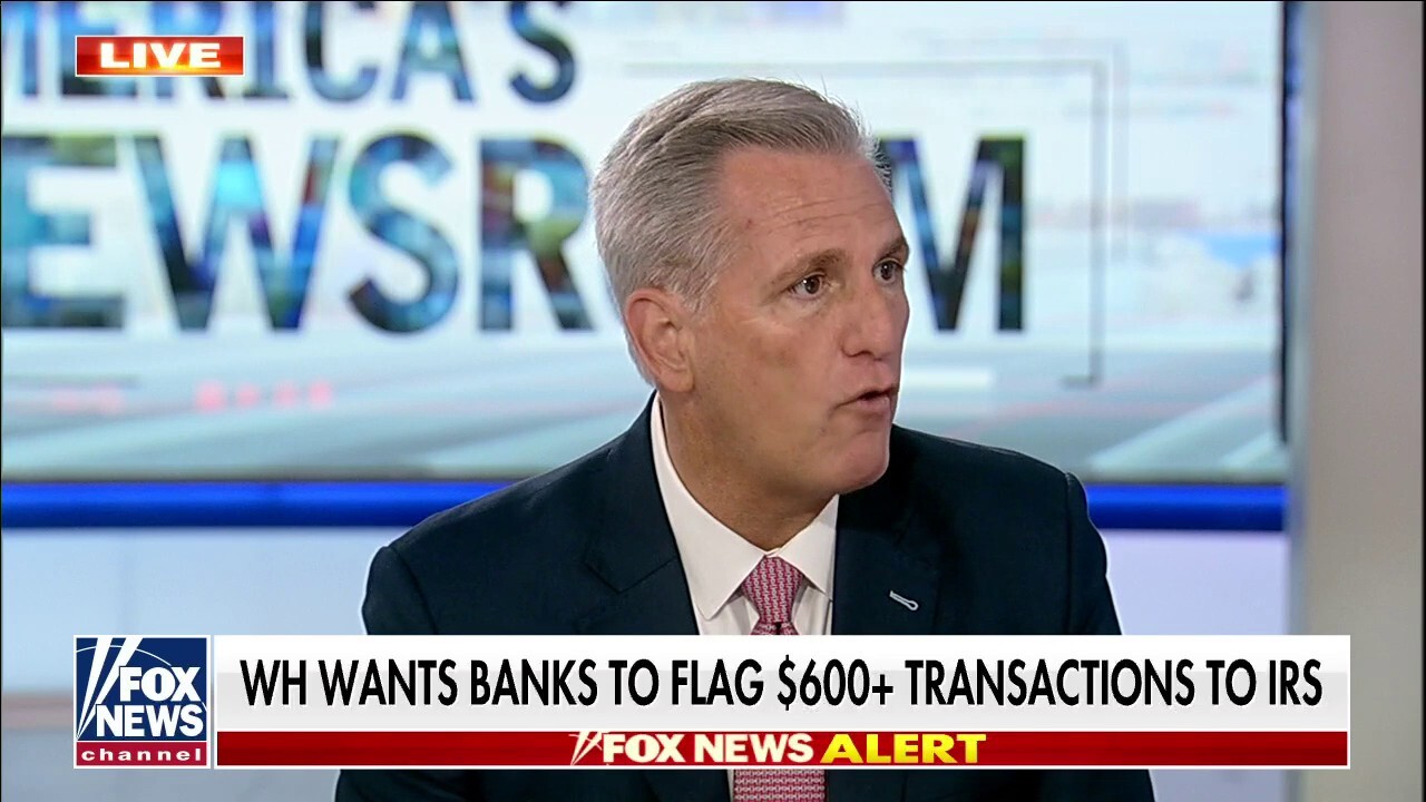McCarthy on Biden's spending plans: ‘You can’t invest for your children’s future’ under Dems’ initiatives