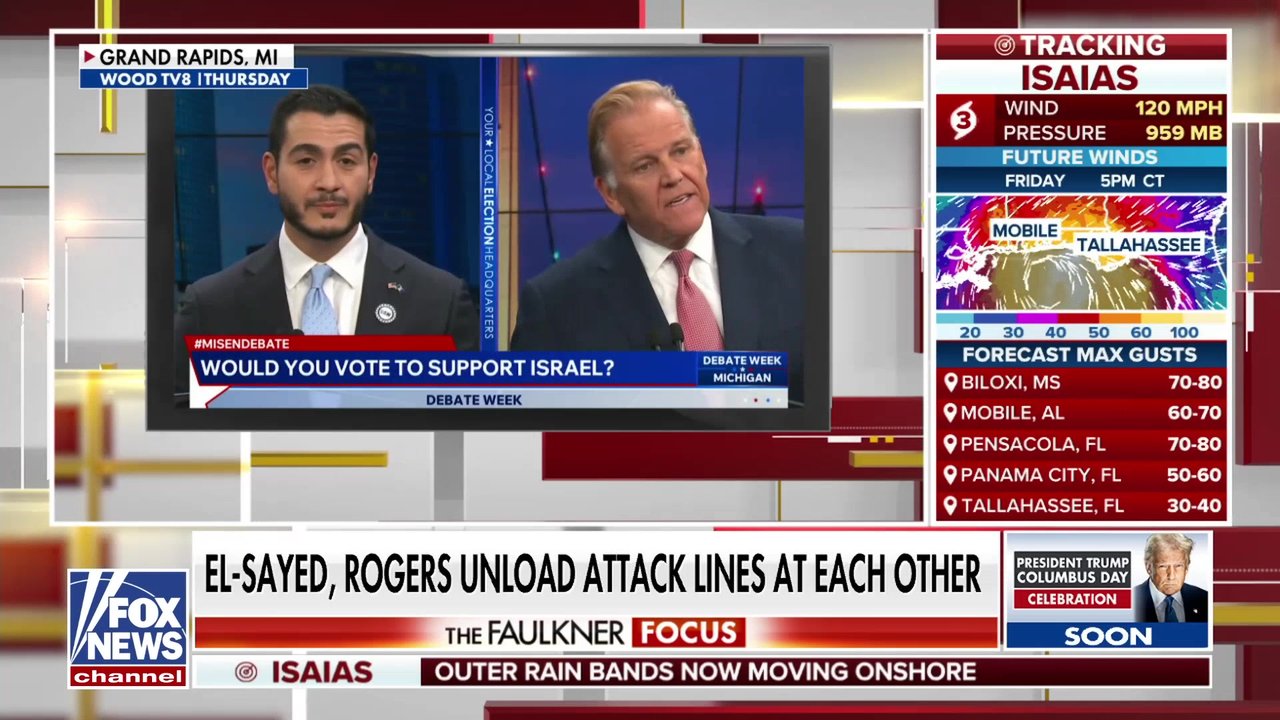 El-Sayed, Rogers' clash continued off-camera during debate break, moderator reveals