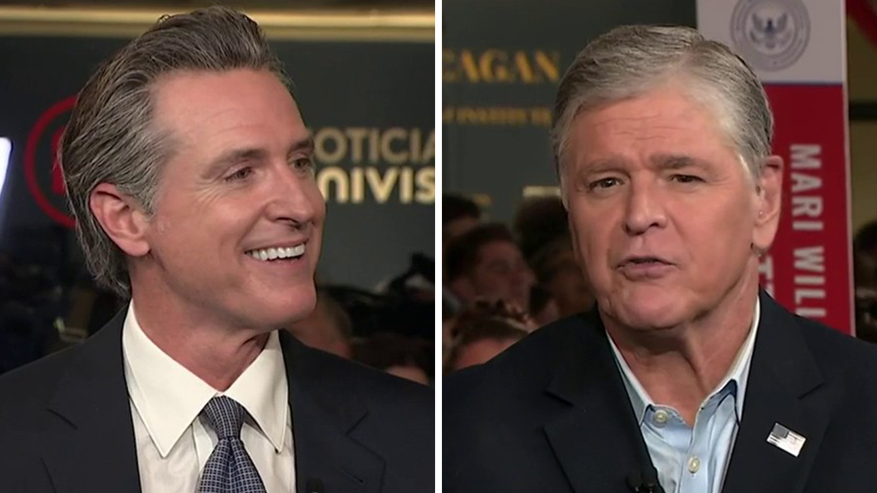 From In-N-Out Burger to California's gas prices, Gov. Gavin Newsom, D-Calif., discusses key moments from the second GOP debate at the Reagan Library on 'Hannity.'