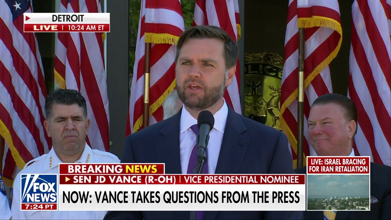 JD Vance asks media to have ‘self-awareness’ and demand answers from Kamala Harris