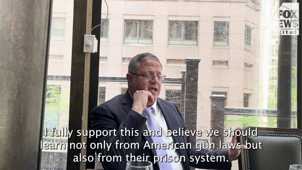Israeli National Security Minister Itamar Ben-Gvir says his country can learn a lot from the U.S.