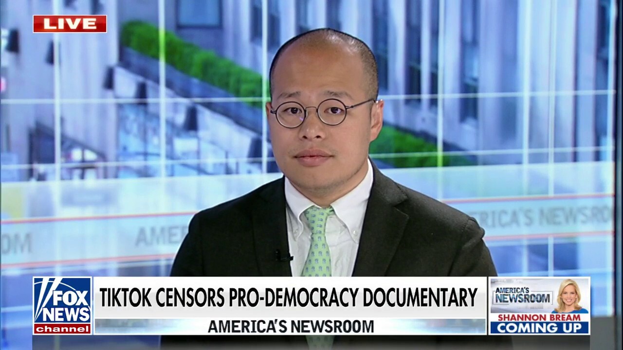 Son of pro-democracy activist held by Chinese speaks out on censorship scandal