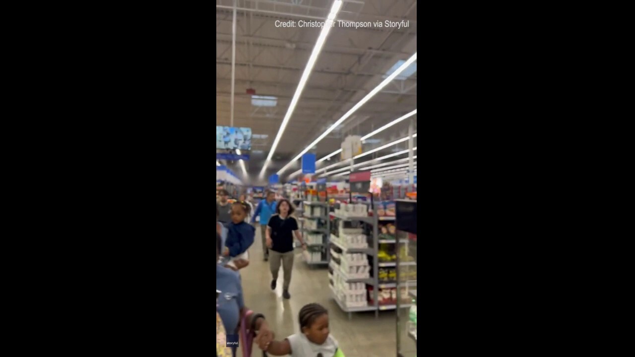 Customers flee as fire breaks out at Georgia Walmart 