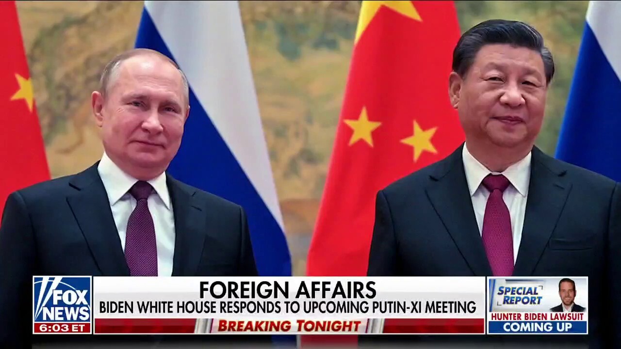 President Biden reacts to Putin's arrest warrant as China meets with leader