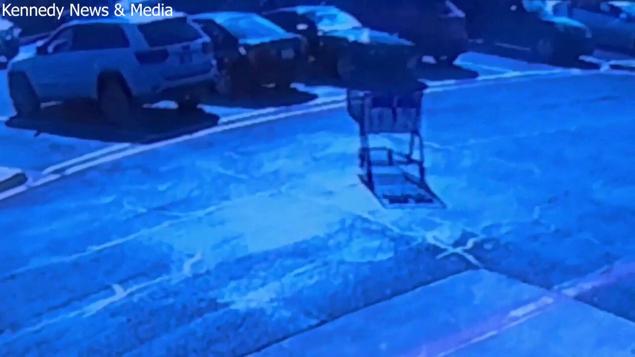 Texan claims ghost pushed shopping cart into new car