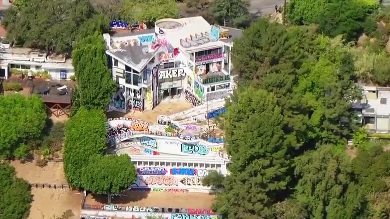 Multimillion dollar Hollywood Hills mansion turned into eyesore by squatters, taggers