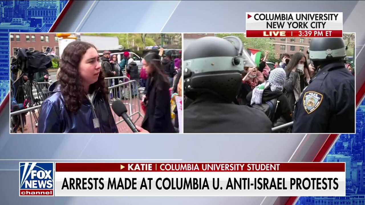 Fox News correspondent CB Cotton talks to Katie, who says the school's administration sanctioned the anti-Israel demonstrations, on 'The Story.'