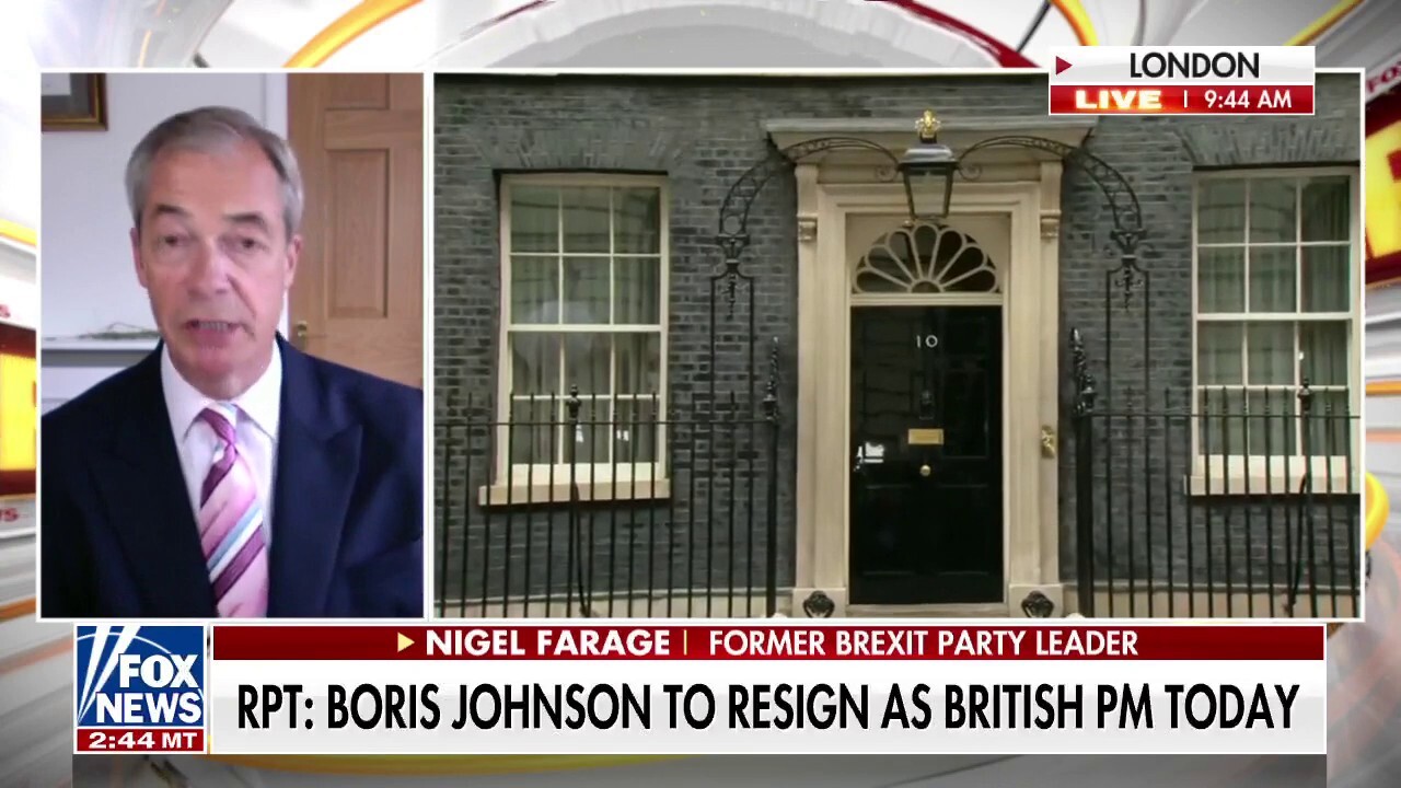 Boris Johnson's resignation will spur a 'battle for the soul of conservatism' in UK: Farage