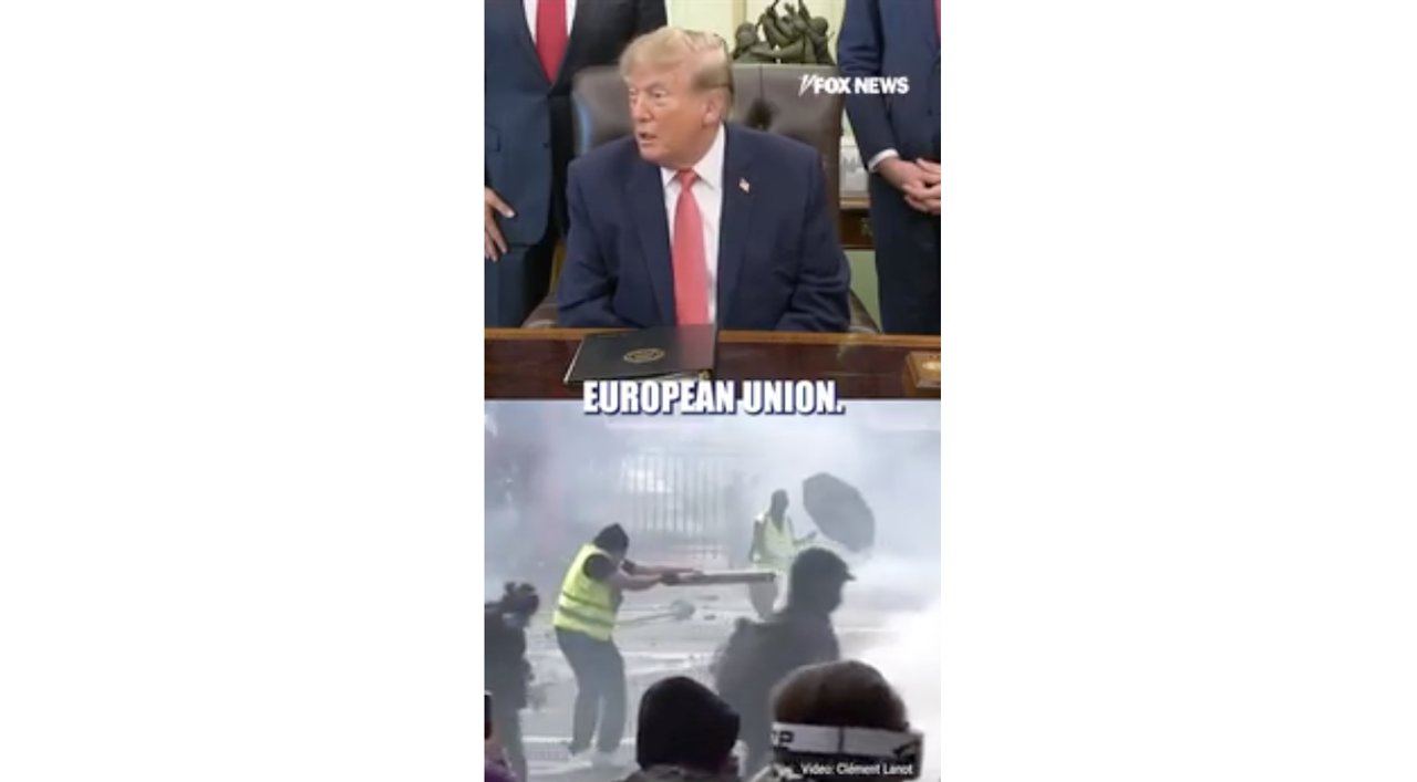 WATCH: President Trump weighs in on violent riots across France