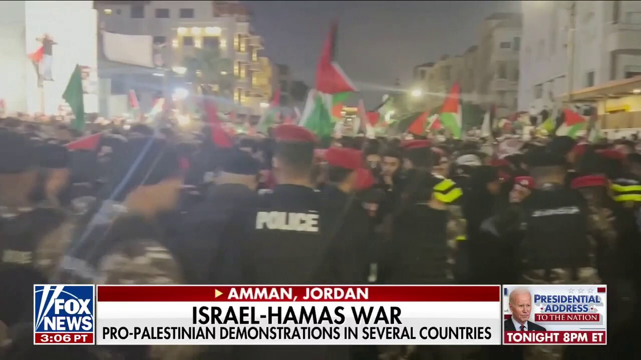 Protests erupt across the world following Israel-Hamas war