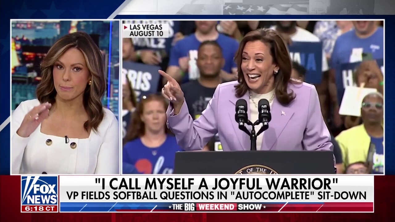 Lisa Boothe: Kamala Harris the 'joyful warrior' isn't 'bringing ME joy'