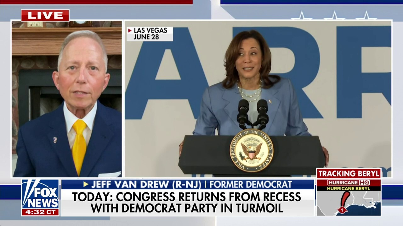 Kamala Harris' unpopularity makes her a 'better adversary' for Republicans: Rep. Jeff Van Drew