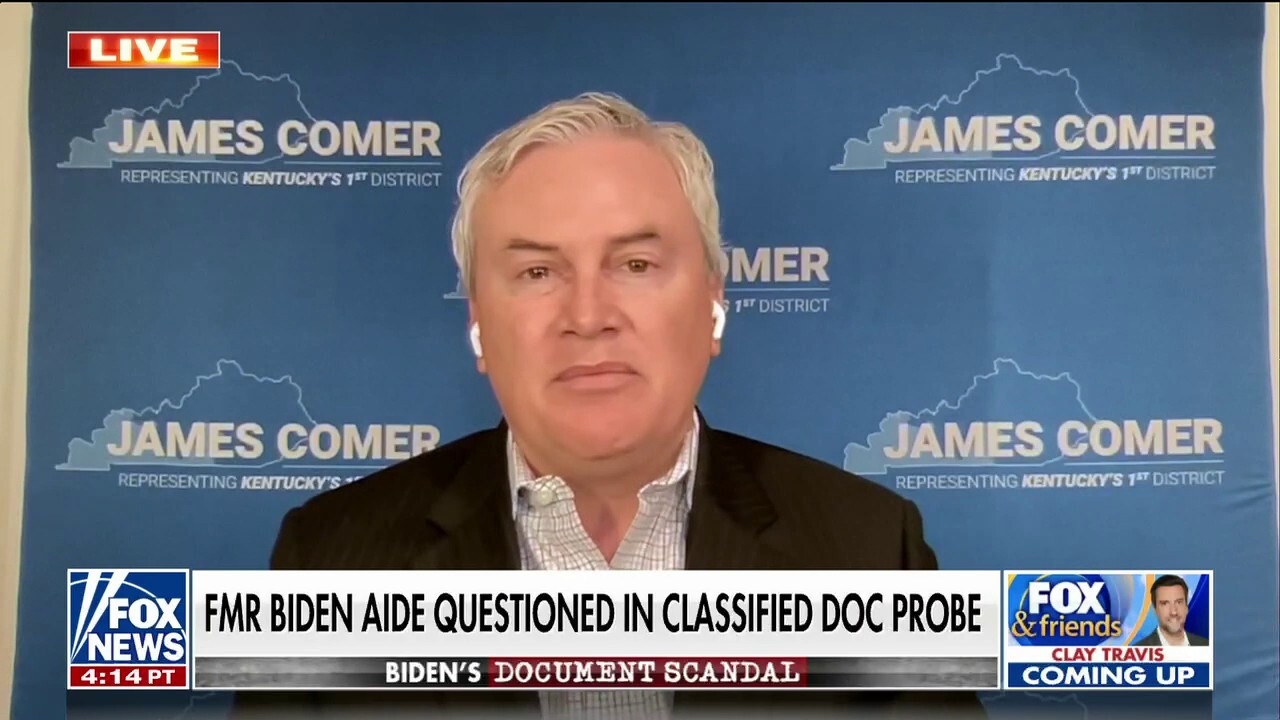 James Comer on Trump indictment: The Bidens were 'basically laundering money'