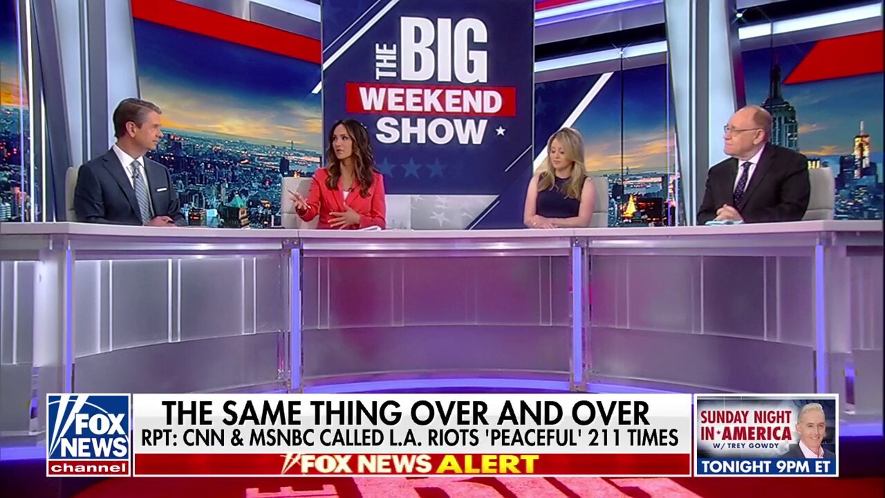 CNN and MSNBC called Los Angeles riots 'peaceful' 211 times, Media Research Center reports