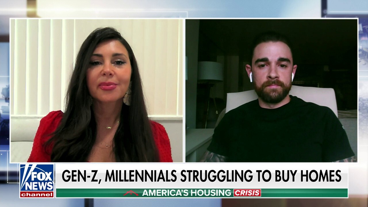 Renter Stela Bermema and homeowner Anthony Fumo join ‘America Reports’ to discuss Millennials and Gen Zers struggling to buy homes, a pillar of the American dream.