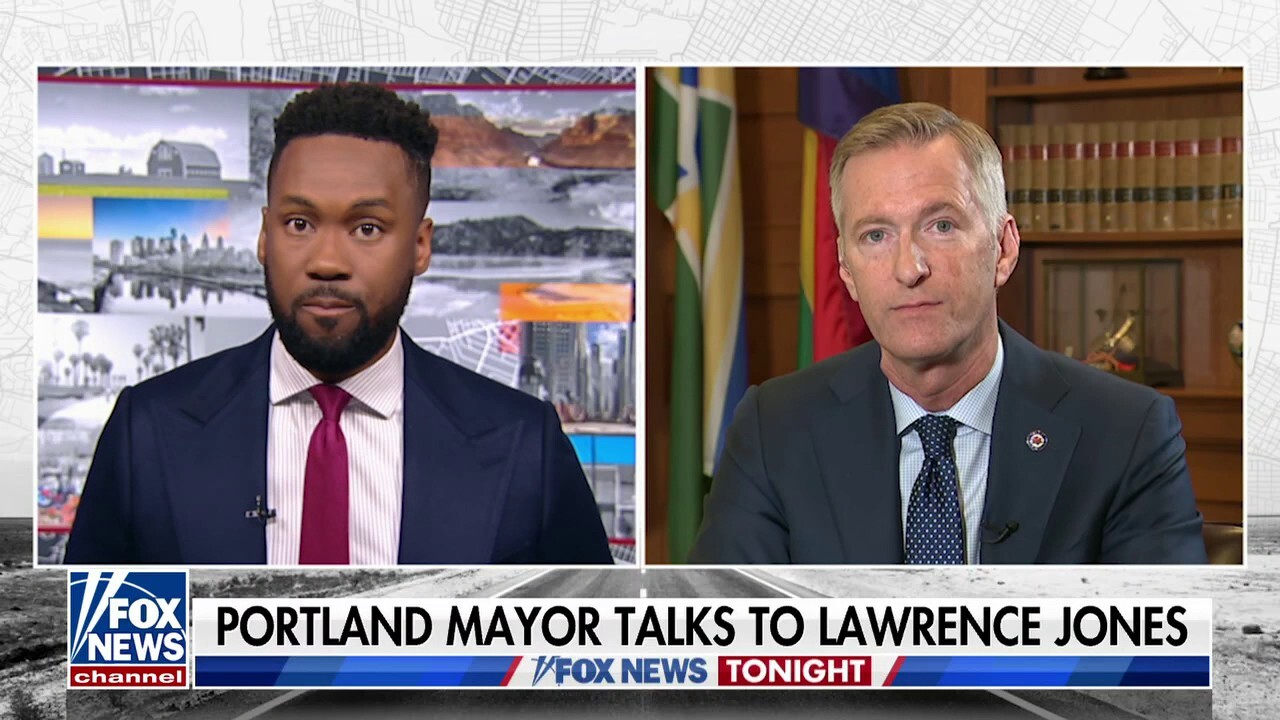 Portland Mayor Ted Wheeler and Lawrence Jones trade barbs on city's crime