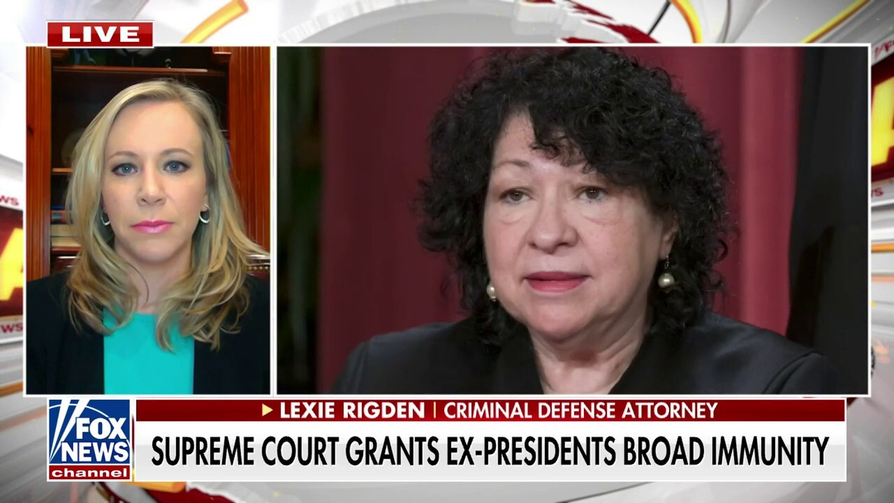 Justice Sotomayor predicting the worst in Trump immunity dissent is 'incredibly far-fetched': Lexie Rigden