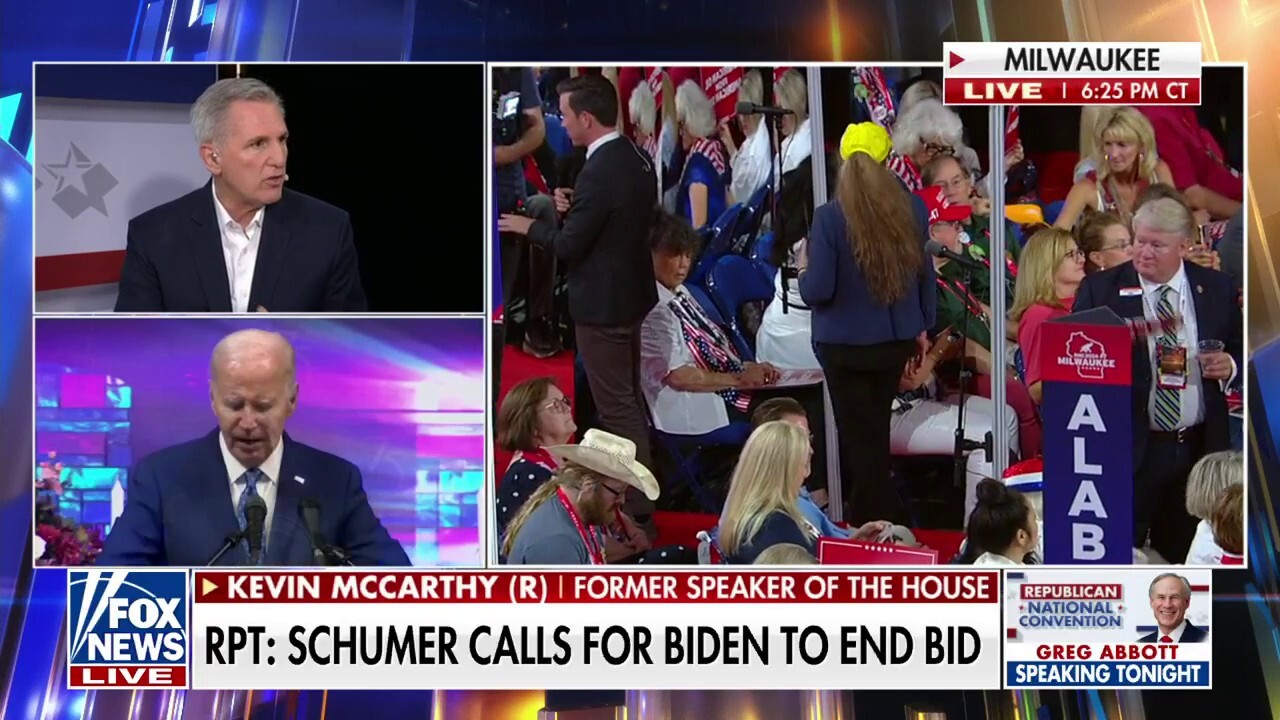 Biden believes he's the only person who can win: Kevin McCarthy