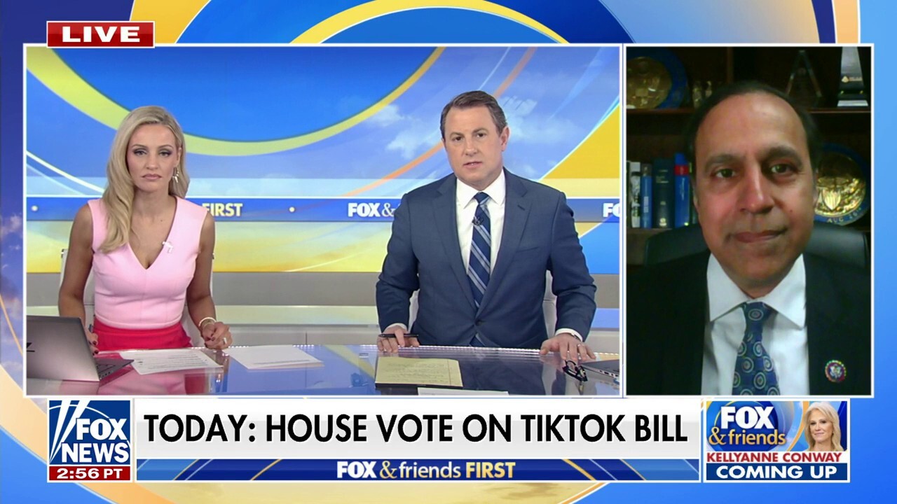 Democratic Rep. Raja Krishnamoorthi, who introduced the TikTok legislation, joined 'FOX & Friends First' to discuss his prediction for the future of the bill. 