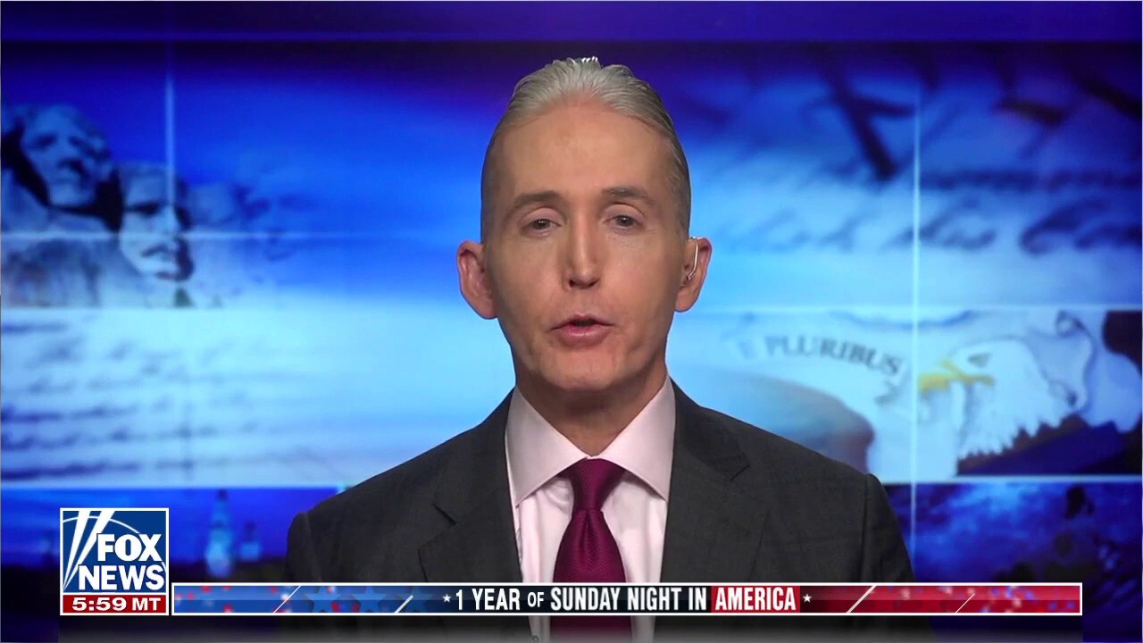 Trey Gowdy celebrates one-year anniversary of 'Sunday Night in America'