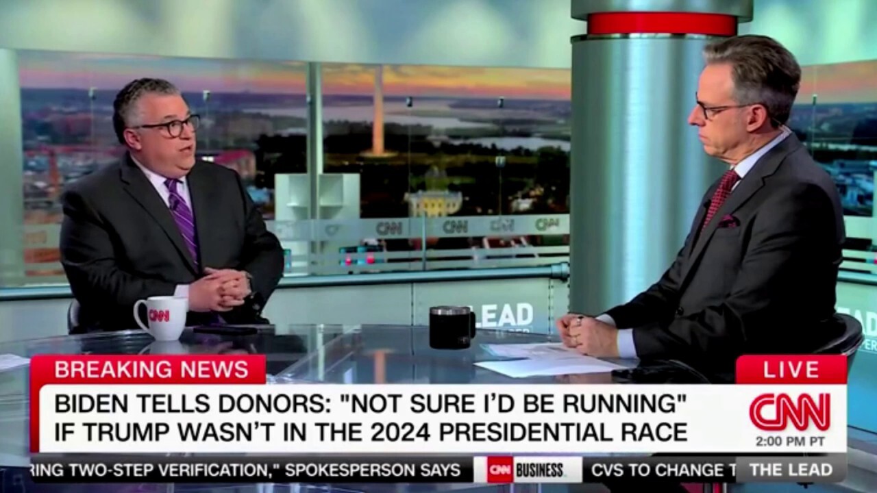 CNN host shocked after Biden admits he's 'not sure' he would be running if Trump wasn't