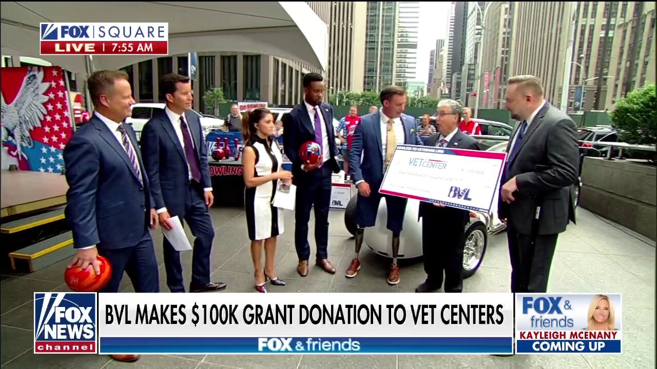 Bowlers to Veterans Link donates $100,000 to Vet Centers on National Bowling Day