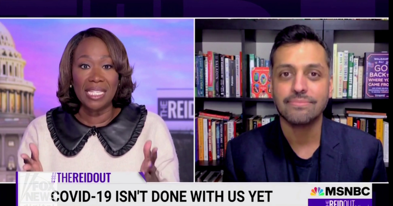 MSNBC's Joy Reid, Wajahat Ali angrily react to Bari Weiss saying she's over COVID