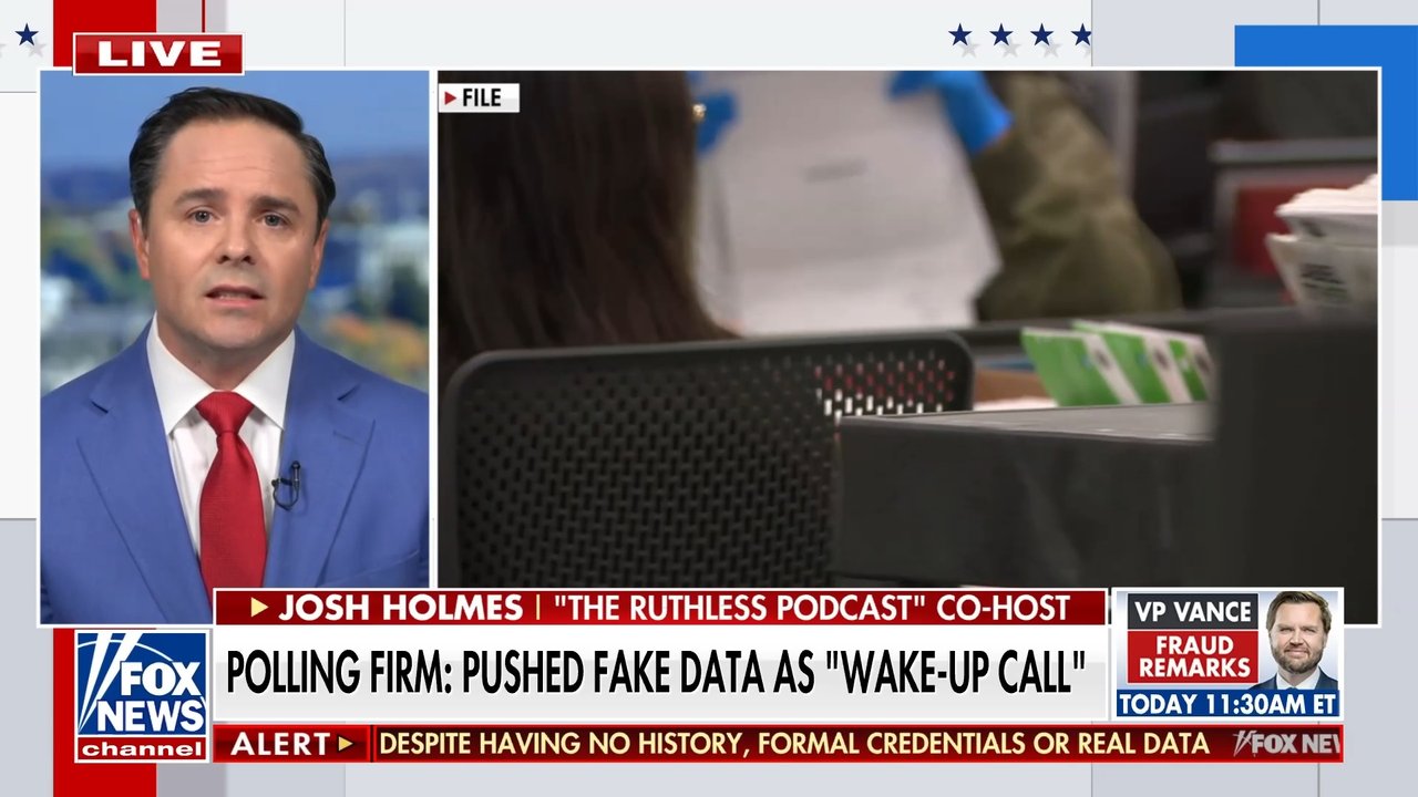 Polling firm raises eyebrows after admitting to fabricating data