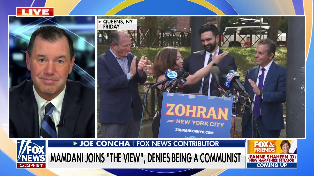 Fox News contributor Joe Concha argues NYC mayoral candidate Zohran Mamdani is a communist and predicts Mamdani will win the election