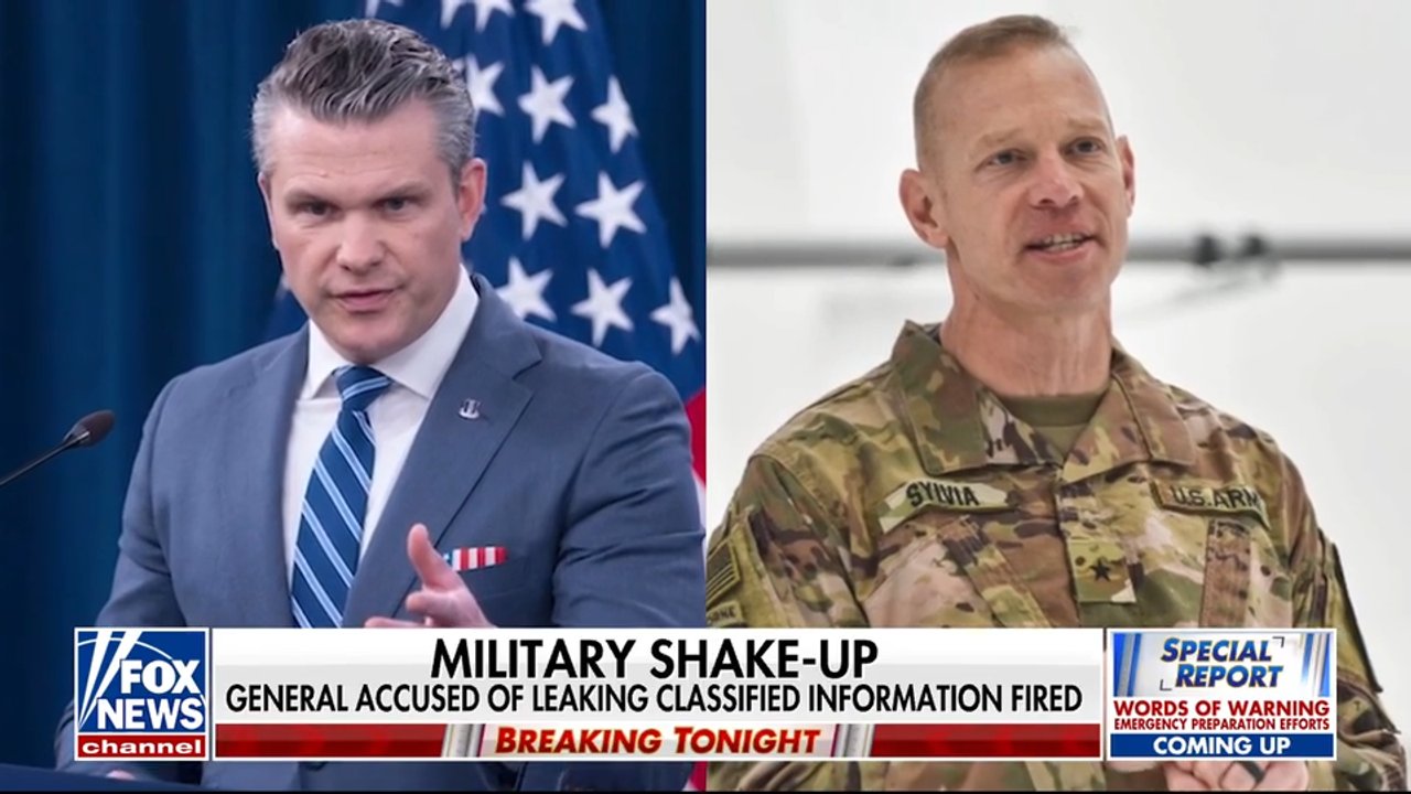 US Army general fired after being accused of leaking classified information