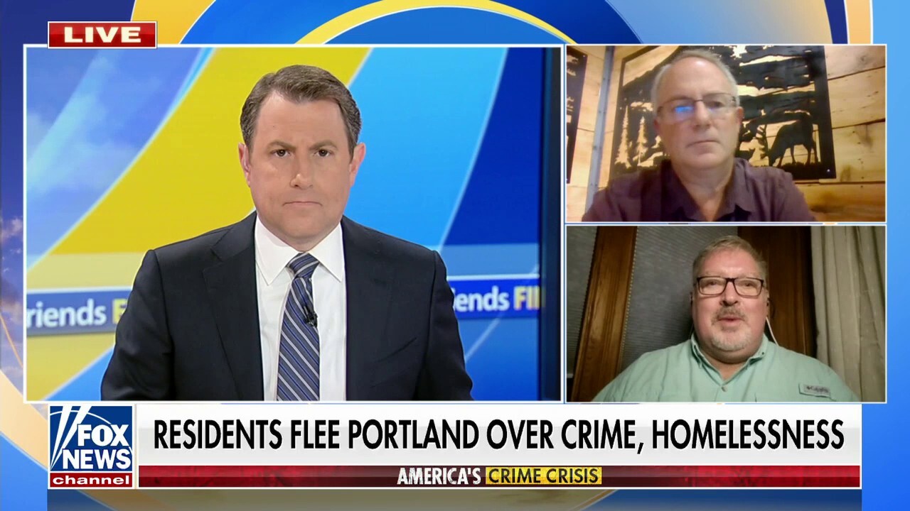 Former Portland resident Jeff Reynolds and 'The Fields Bar & Grill' owner Jim Rice joined 'Fox & Friends First' to discuss how the homeless crisis and crime surge have prompted many to flee the city.