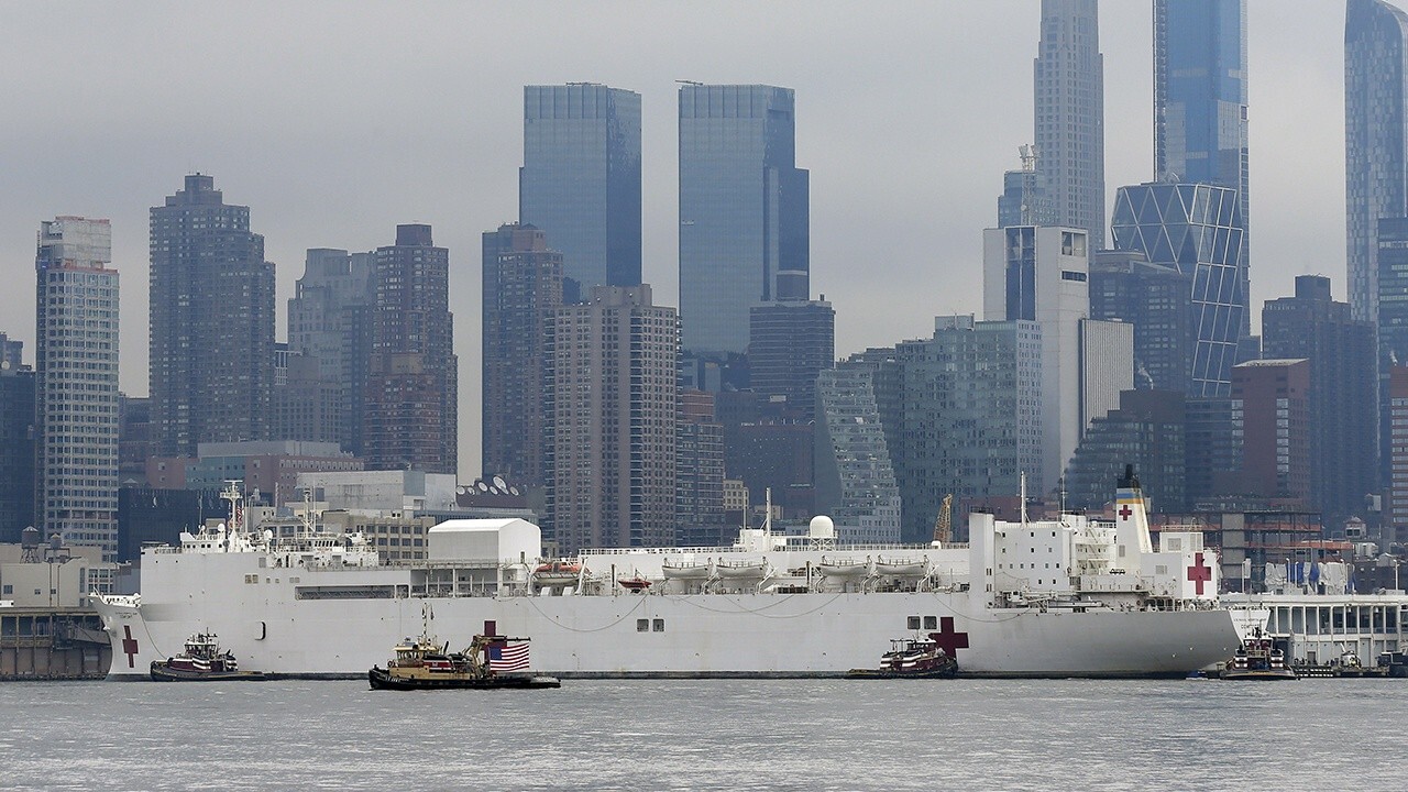 USNS Comfort has at least 5 COVID-19 patents onboard