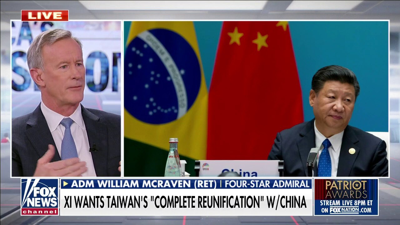 Ret. Admiral McRaven applauds Biden's summit with China's Xi, calls dialogue a 'good start'