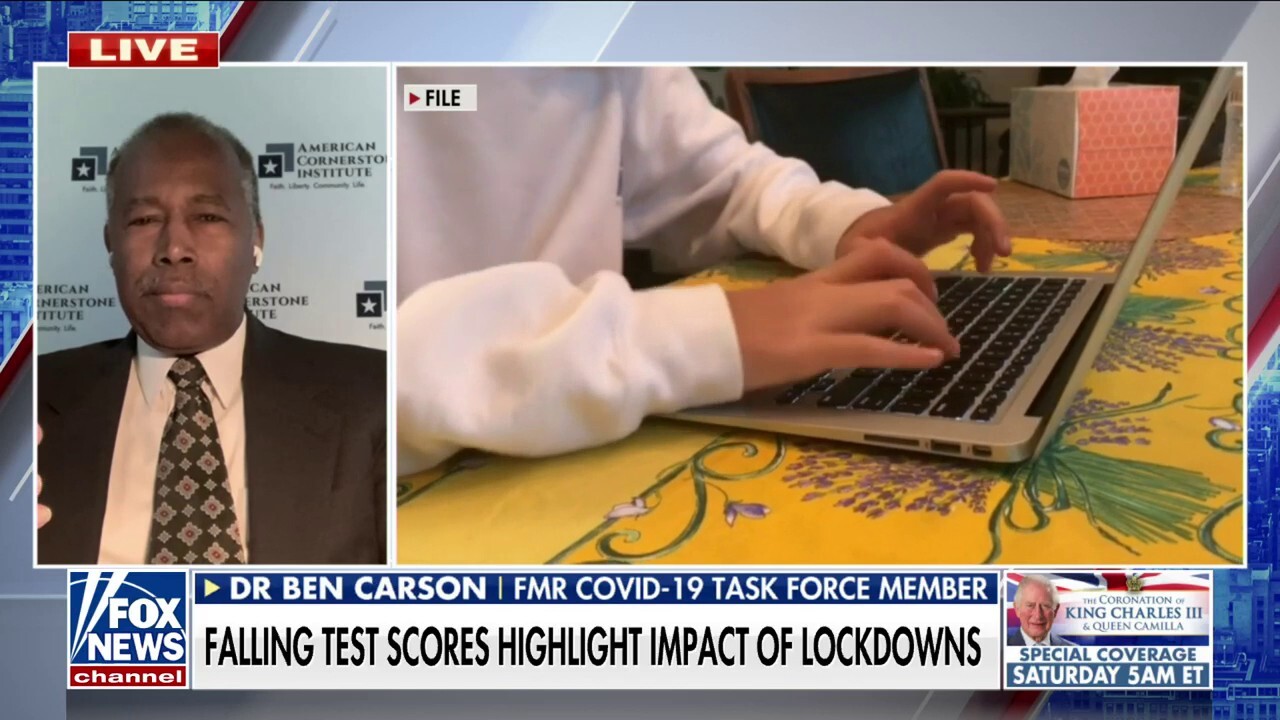 Dr. Ben Carson on scores plunging for 8th graders: 'It's certainly not surprising'